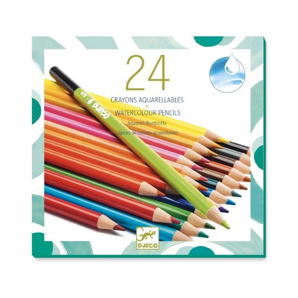 24 db-os akvarell ceruzakészlet - Djeco-image-2