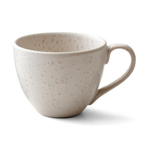 Matte Cream Basics agyagkerámia teáscsésze füllel, 460 ml - Bitz