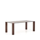 Üveg étkezőasztal 100x200 cm Adularia – Kave Home