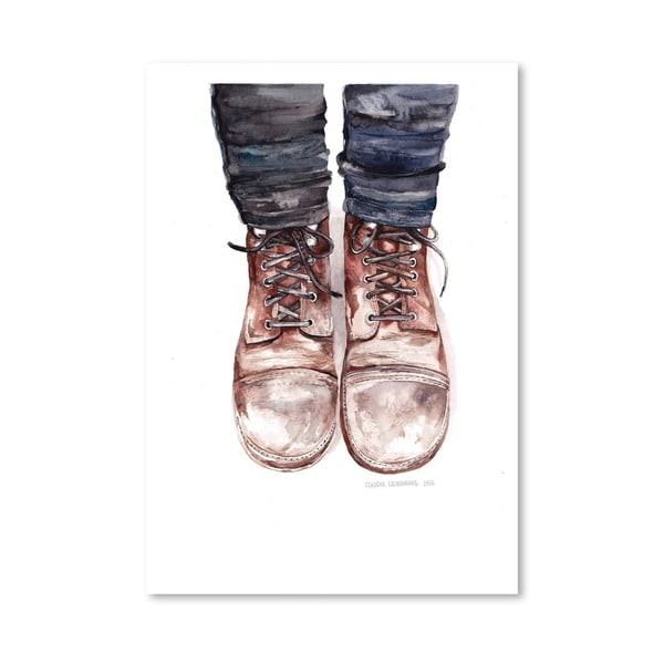 Dusty Boots by Claudia Libenberg 30 x 42 cm-es plakát