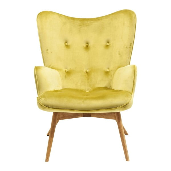 Vicky sárga fotel - Kare Design