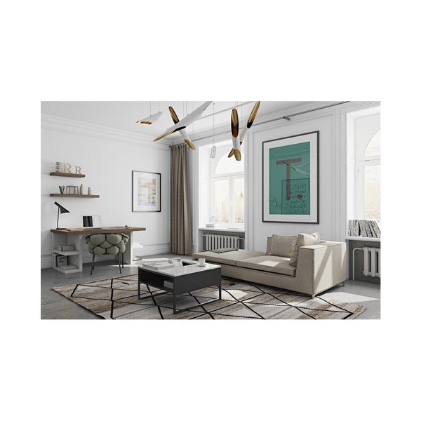 Multi barna íróasztal, hossz 160 cm - TemaHome-image-4