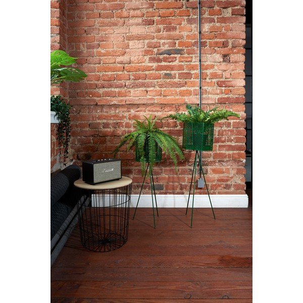 Hexagon 2 db sötétzöld fém virágtartó - PT LIVING-image-1