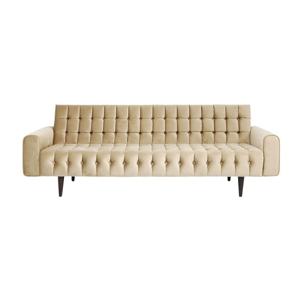 Milchbar aranysárga háromszemélyes kanapé - Kare Design