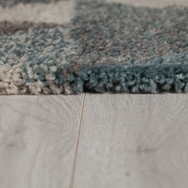Nuru kék-szürke szőnyeg, 60 x 230 cm - Flair Rugs-image-4