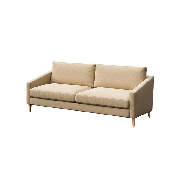 Bézs kanapé 200 cm Karoto – Ame Yens-image-2
