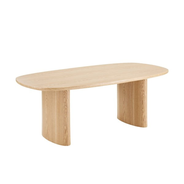 Étkezőasztal kőrisfa dekorral 110x210 cm Serra – House Nordic