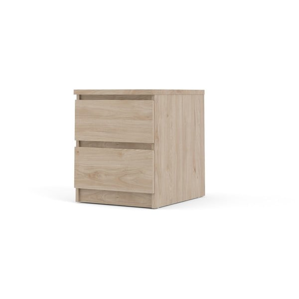 Természetes színű éjjeliszekrény tölgyfa dekorral Naia - Tvilum-image-3