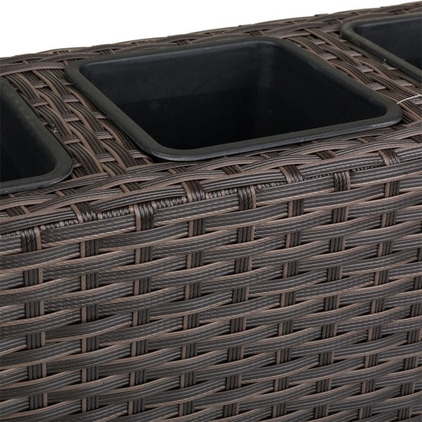 Myra műrattan kaspó 3 rekesszel, hossza 48 cm-image-2