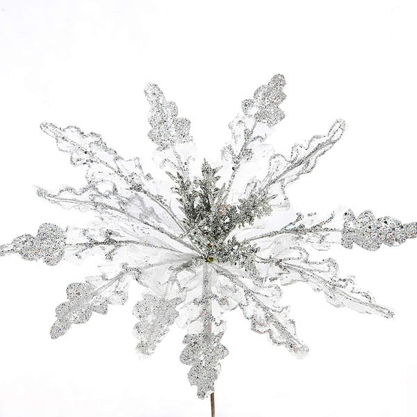 Luna ezüstszínű műanyag karácsonyi dekoráció - DecoKing