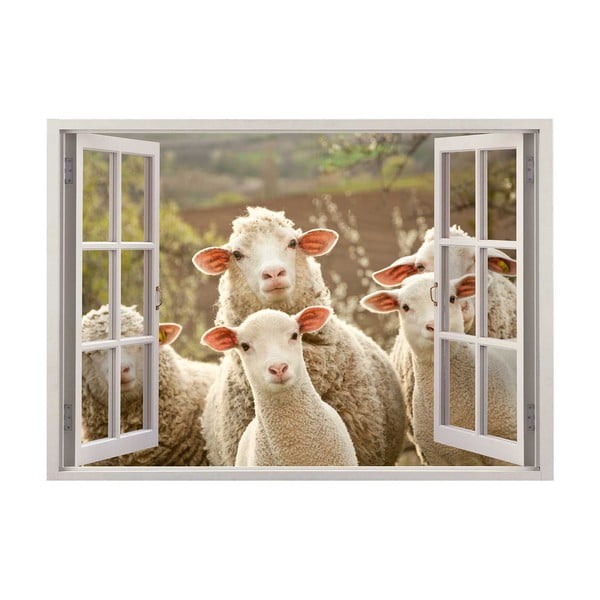 Sheeps vinil falmatrica, 70 x 50 cm