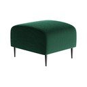 Shel sötétzöld bársony lábtartó - Ghado