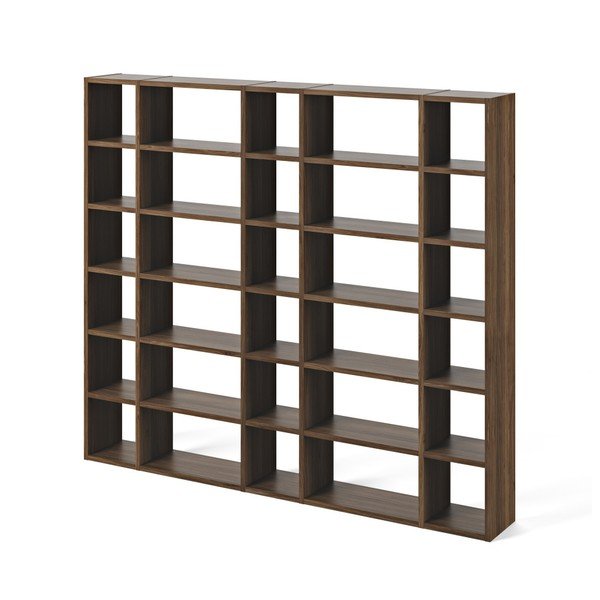 Pombal sötétbarna könyvespolc, magasság 224 cm - TemaHome-image-2