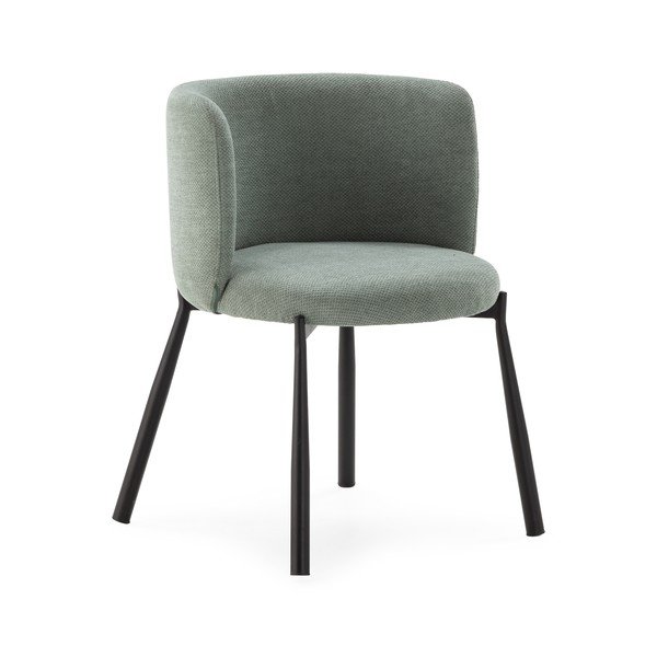 Mentazöld kárpitozott étkezőfotel szett 2 db-os Ginny – MOME