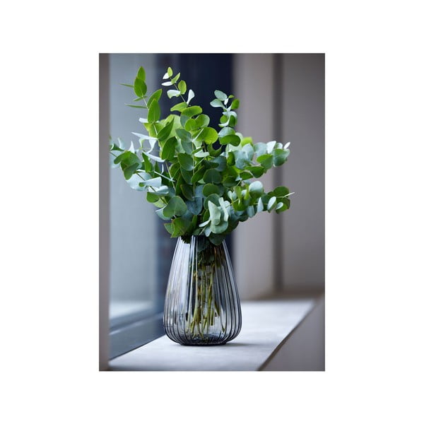 Kusintha szürke üveg váza, magasság 22 cm - Bitz-image-2