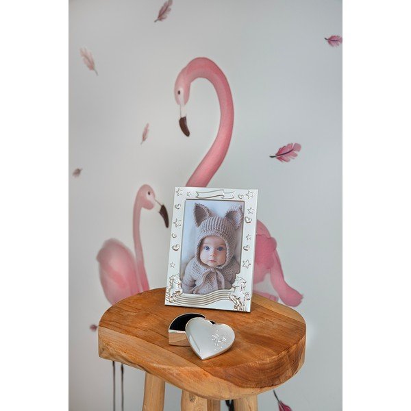 Ezüstszínű fém álló-fali képkeret 10x15 cm Unicorn – Zilverstad-image-1