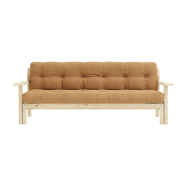 Mustársárga kinyitható kanapé 190 cm Unwind – Karup Design