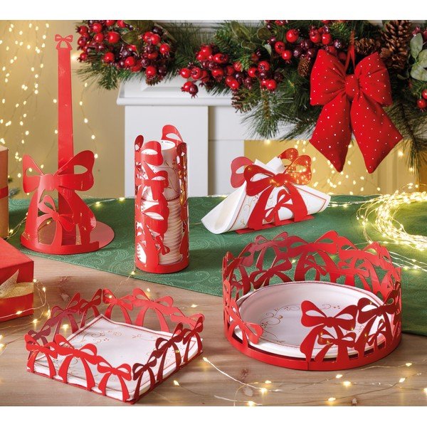 Rozsdamentes acél szalvétatartó Red Ribbon – Brandani-image-1
