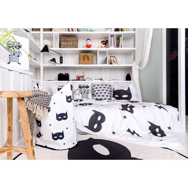 Hero gyerek pamut-szatén ágyneműhuzat, 100 x 130 cm - Butter Kings-image-2