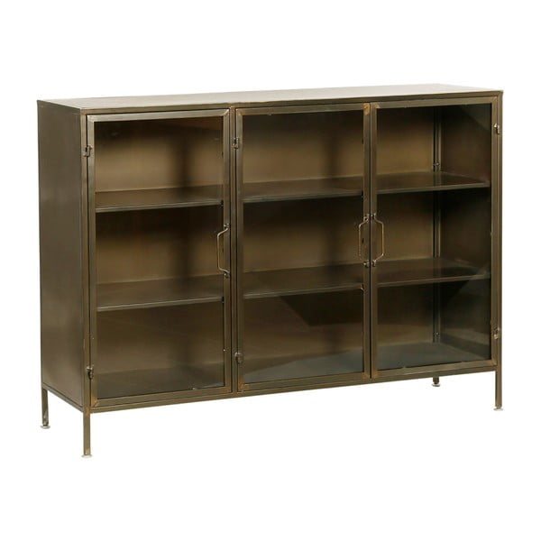 Aranyszínű fém tálalószekrény 123,5x91,5 cm Dagenham – Côté Table-image-2