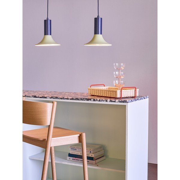Világoszöld-sötétkék fém dimmelhető függőlámpa ø 25 cm Luminary – Hübsch-image-1
