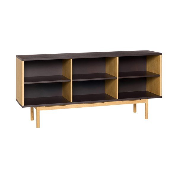 Barna komód tölgyfa dekorral 140x65x35 cm Dual – Hübsch