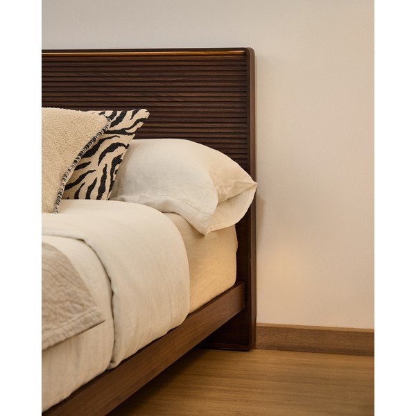 Barna ágytámla 192x91 cm Norlen – Kave Home-image-3