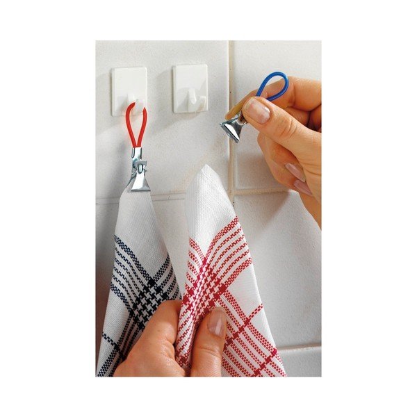 Eyelets 4 db akasztós konyharuha csipesz - Wenko-image-1