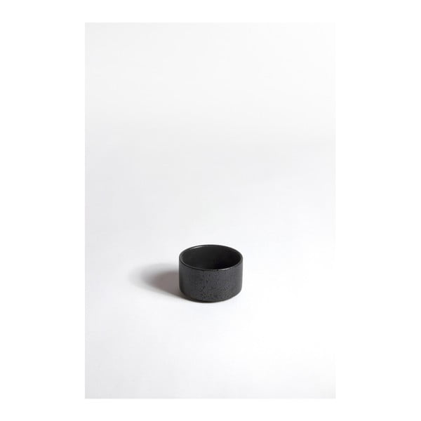Coupelle Droite Granite Noir fekete kerámia edény, ⌀ 9,5 cm - ComingB
