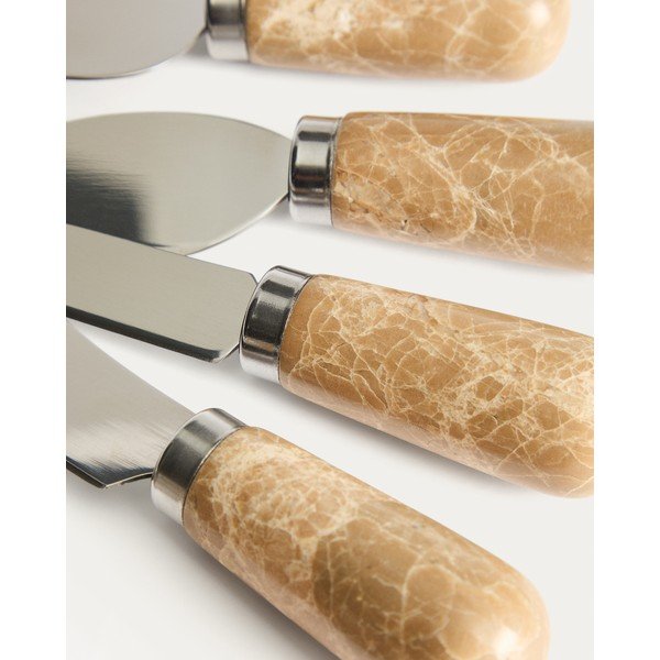 Rozsdamentes acél sajtvágó kés készlet 4 db-os Adoma – Kave Home-image-3