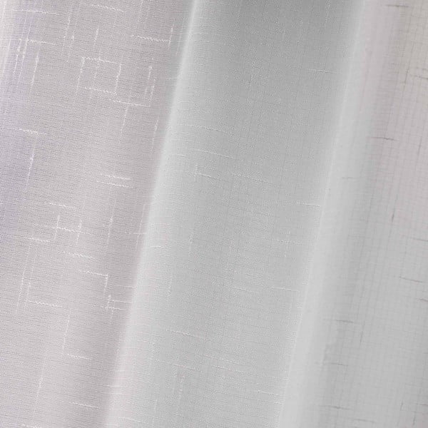 Fehér átlátszó függöny szett 2 db-os 60x160 cm Luminea – douceur d'intérieur-image-1