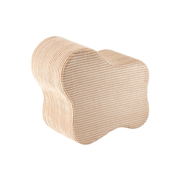 Világosbarna kordbársony gyerek puff Cloud – Wigiwama-image-2