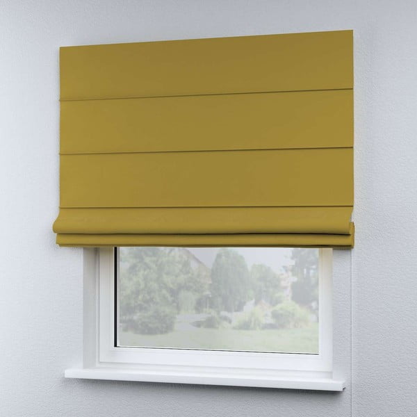 Sárga római roló 170x100 cm Posh Velvet - Yellow Tipi-image-4