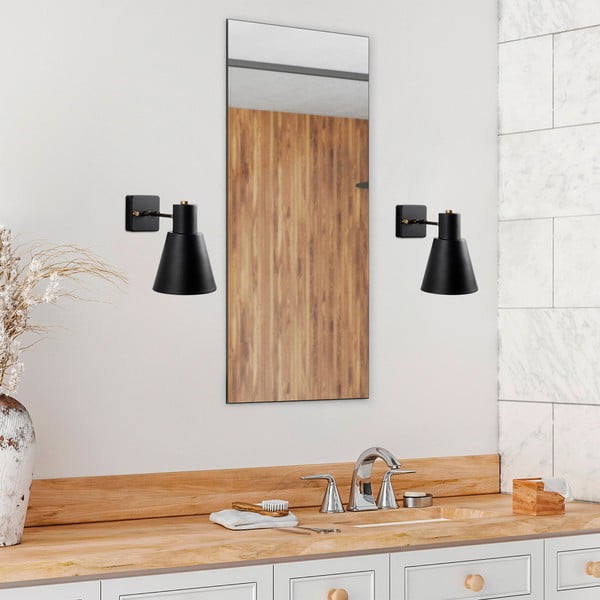 Fekete-aranyszínű fali lámpa ø 14 cm Funnel – Opviq lights-image-1