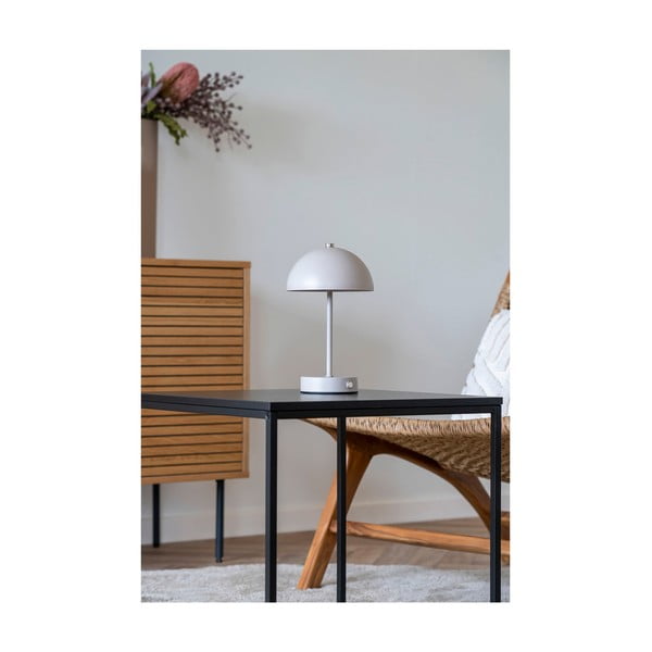 Krémszínű LED asztali lámpa (magasság 25 cm) Holt – House Nordic-image-2