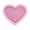 Rózsaszín, szív alakú gyerekszőnyeg, 50 x 80 cm - Catherine Lansfield