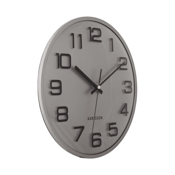 Falióra ø 30,5 cm 3D Numbers – Karlsson-image-3
