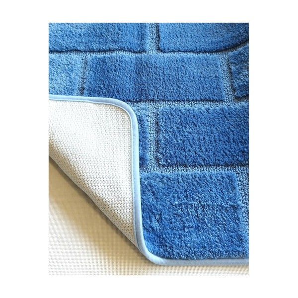 Kék fürdőszobai kilépő 50x80 cm – JAHU collections-image-1