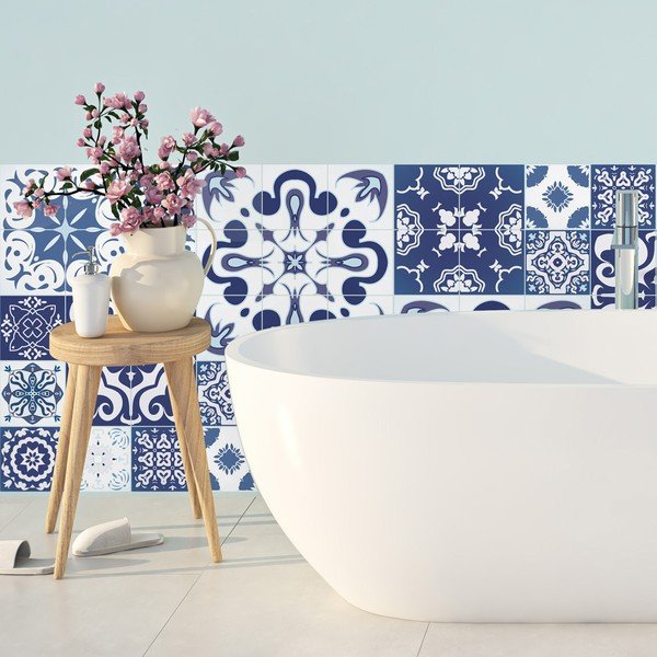 Azulejos Polka 24 db-os matrica szett, 50 x 60 cm - Ambiance-image-4