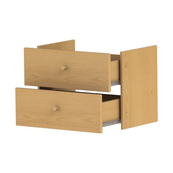 Natúr színű bútorelem - fiókok tölgyfa dekorral 43x33 cm Z  – Tenzo-image-3