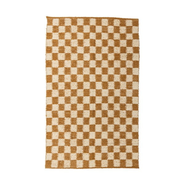 Bézs-borostyán színű pamut szőnyeg 140x200 cm Chola – Bloomingville