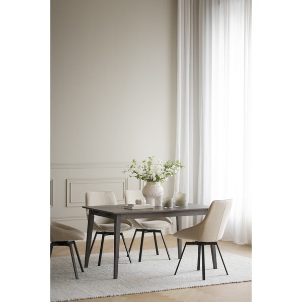 Tölgyfa bővíthető étkezőasztal 140x90 cm Filippa - Rowico-image-1