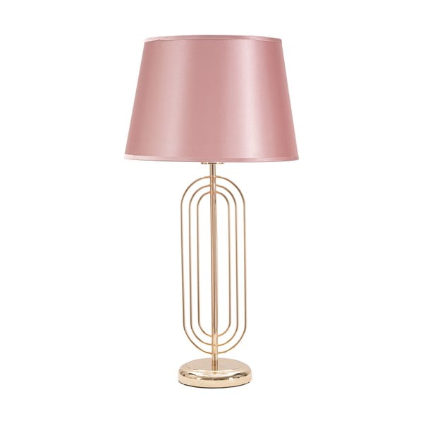 Krista rózsaszín asztali lámpa, magasság 64 cm - Mauro Ferretti