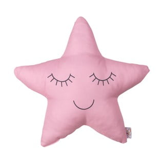 Pillow Toy Star rózsaszín pamut keverék gyerekpárna, 35 x 35 cm - Mike & Co. NEW YORK