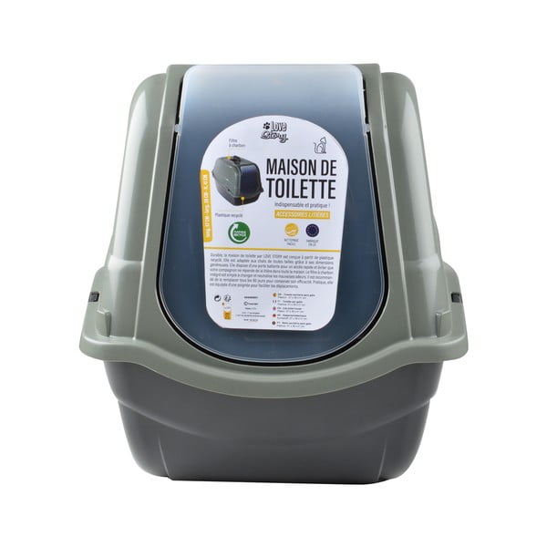 Khaki macskatoalett 39x57 cm – Love Story-image-3