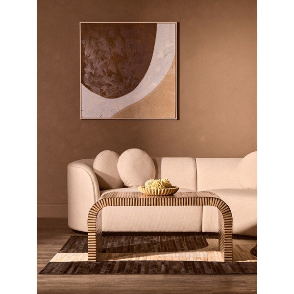Keretezett-vászon kép 103x103 cm Astratto – Premier Housewares-image-1