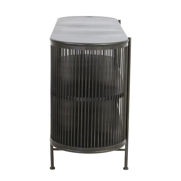 Fekete fém alacsony komód 149x80 cm Yinthe - Light & Living-image-3