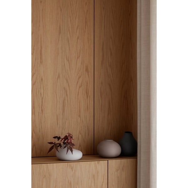 Világosszürke porcelán váza készlet 3 db-os (magasság 9 cm) Nona – Blomus-image-1