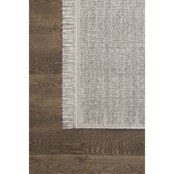 Világosszürke gyapjú szőnyeg 160x230 cm Nizer – Agnella-image-3