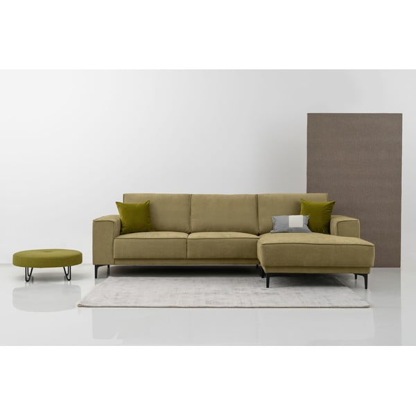 Zöld sarokkanapé (jobb oldali) Copenhagen – Scandic-image-1